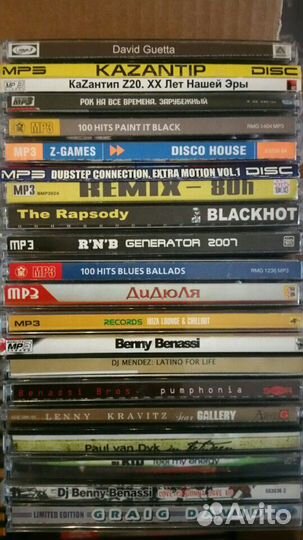 Музыка на CD и MP3 дисках