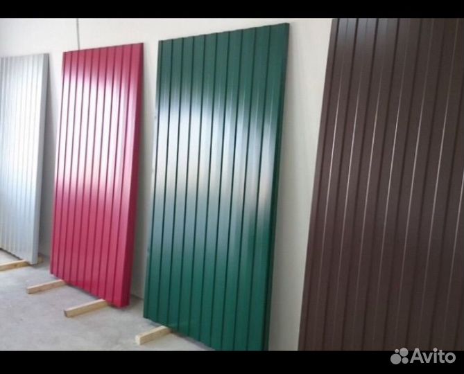 Профилированные листы облицовочные