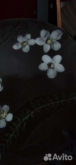 Тарелка керамическая ручной работы