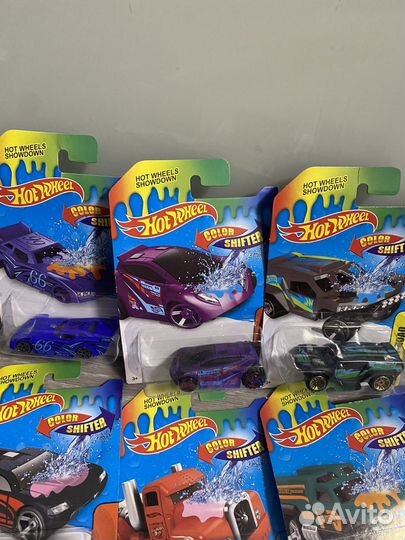 Hot wheels машинки меняющие цвет от воды