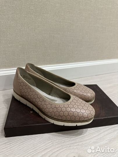 Балетки натуральная кожа 38