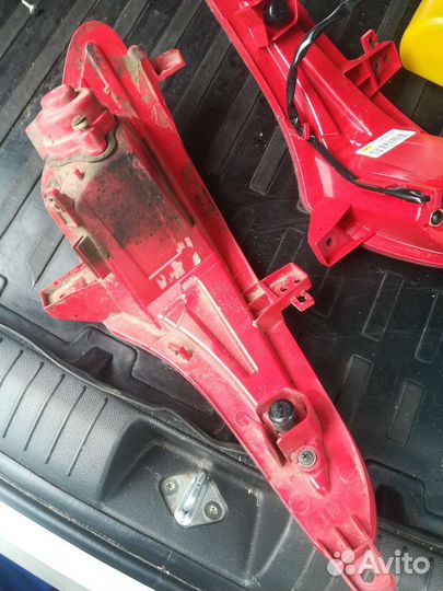 Задний противотуманный фонарь хундай Солярис 2016