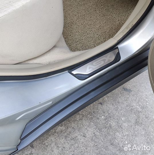 Накладки на пороги Mitsubishi ASX / Митсубиси асх 2016-2021 г.в
