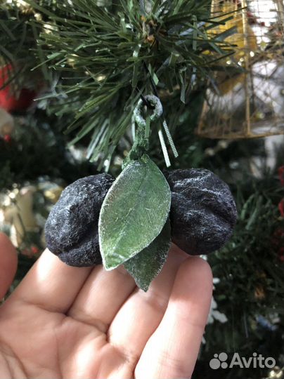 Набор ватных игрушек (фрукты) ручной работы