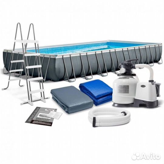 Каркасный бассейн intex 26374 975х488х132 см