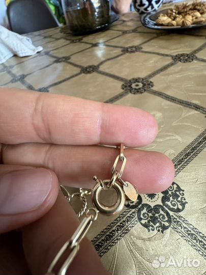 Комплект цепочка (колье) и браслет 585 италия