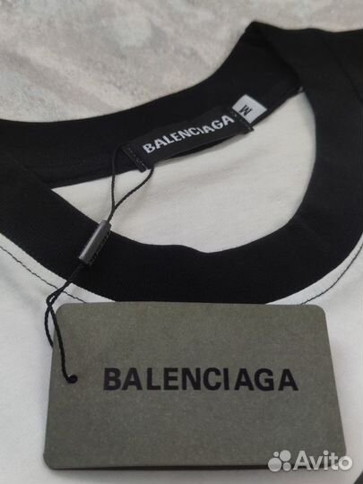 Футболка balenciaga black & white