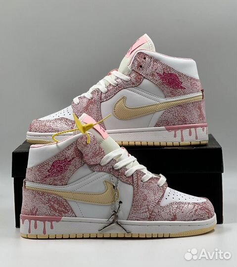 Кроссовки Nike Air Jordan 1 high Pink