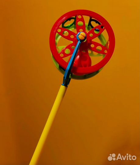Каталка детская с ручкой Колесо новая