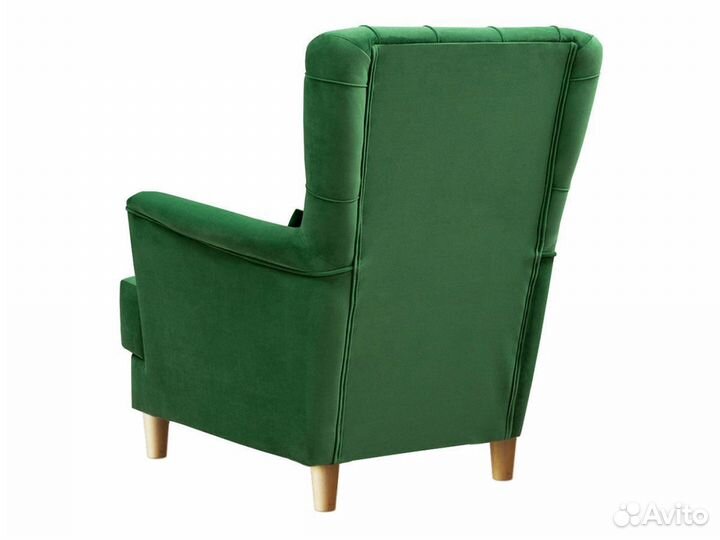 Кресло Мэрион Зеленый, велюр Дерево (массив)