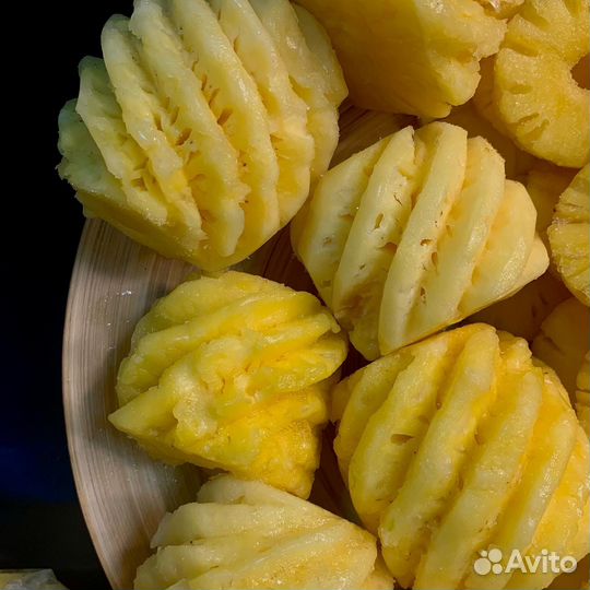 Ананасы мини кольца и целые шоковая заморозка
