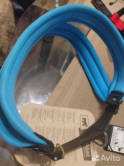 Шлейка Agila fluo 8 синяяL