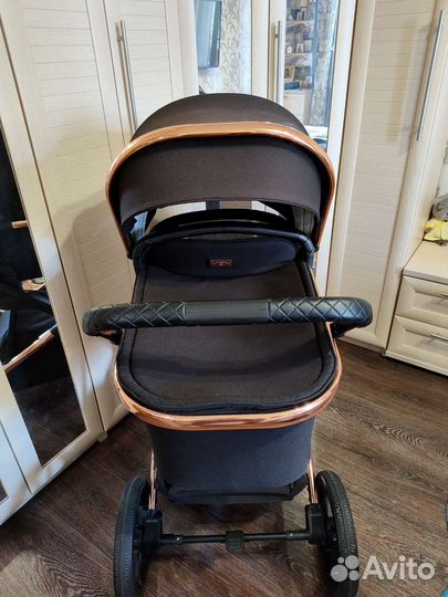 Коляска 2 в 1 Moon Style 2в1 Rose Gold