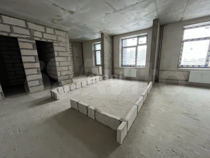 2-к. квартира, 49,2 м², 12/17 эт.