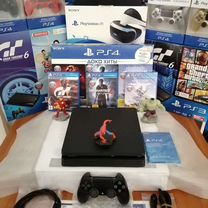 Sony PlayStation 4 PS4 (полный комплект + игры)