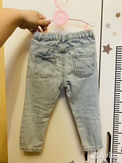 Джинсы для девочки 98