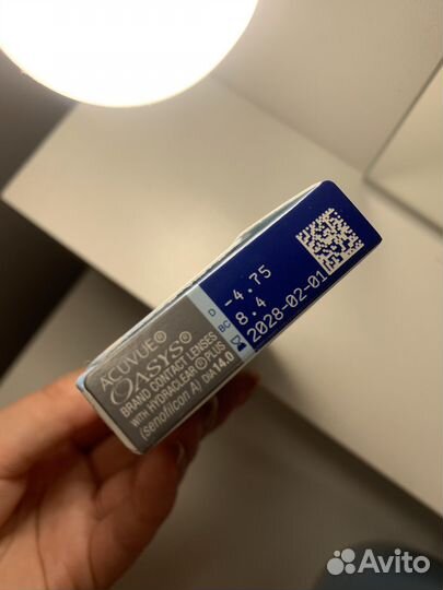 Линзы контактные acuvue oasys двухнедельные -4.75
