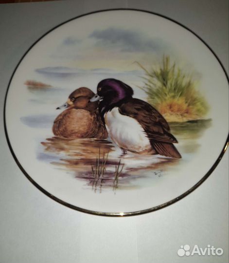 Тарелка декоративная фарфор винтаж