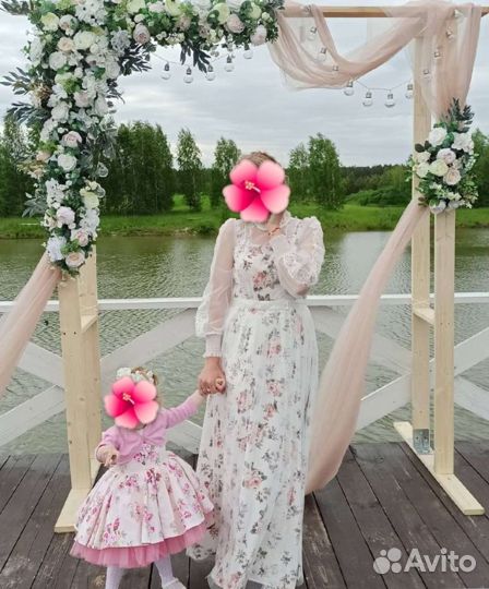 Платья family look