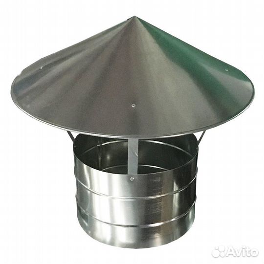 Зонт вытяжной оцинкованный