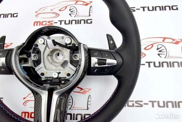Руль в стиле M5 карбон BMW 5 серия F10 F07 GT ф10