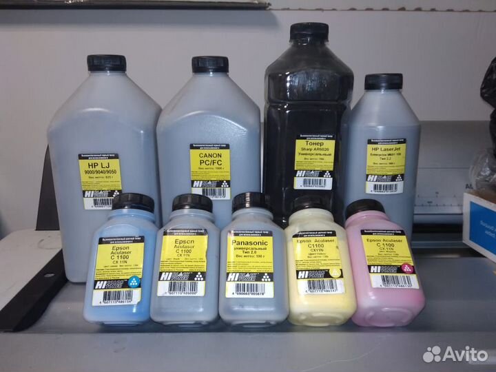 Тонер и чернила для принтеров