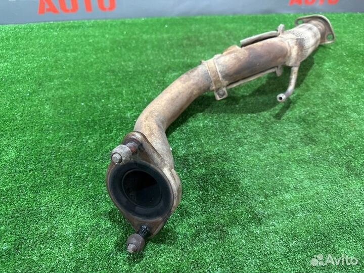 Выхлопная труба передняя часть с гофрой (приемная)