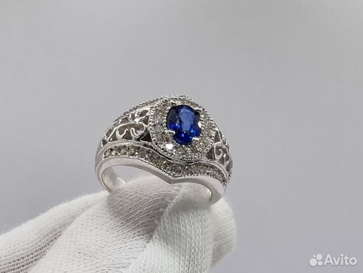 Золотое Кольцо 750 пробы с бриллиантами. Рассрочка