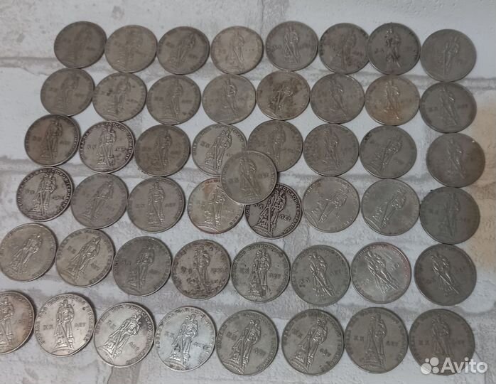 Первый Юбилен Рубль СССР,1965 г.Монеты 20,30Победы