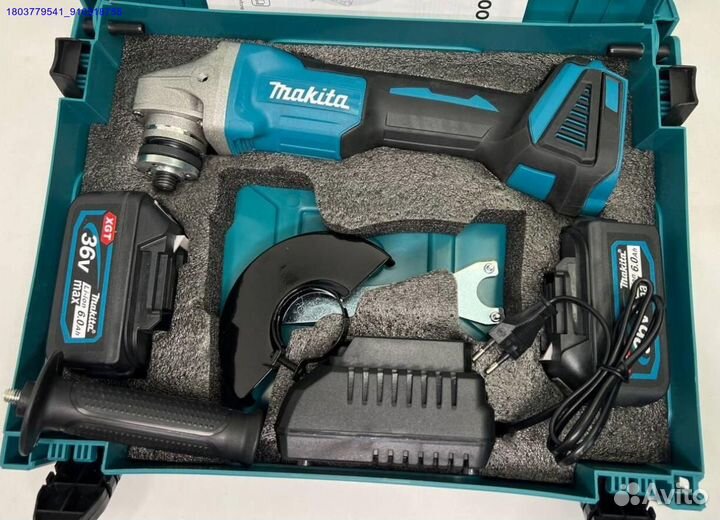 Аккумуляторная болгарка ушм Makita