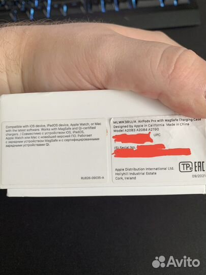 Оригинал Airpods Pro with Magsafe Charging Case