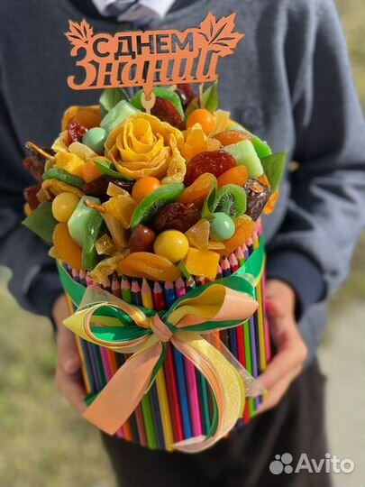 Съедобные букеты на 1 сентября