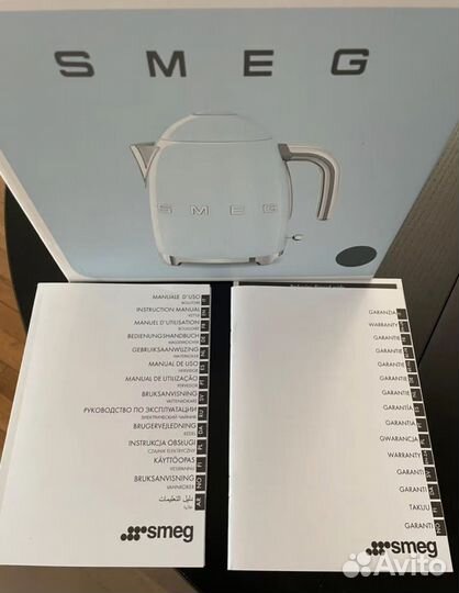 Чайник Smeg новый черный