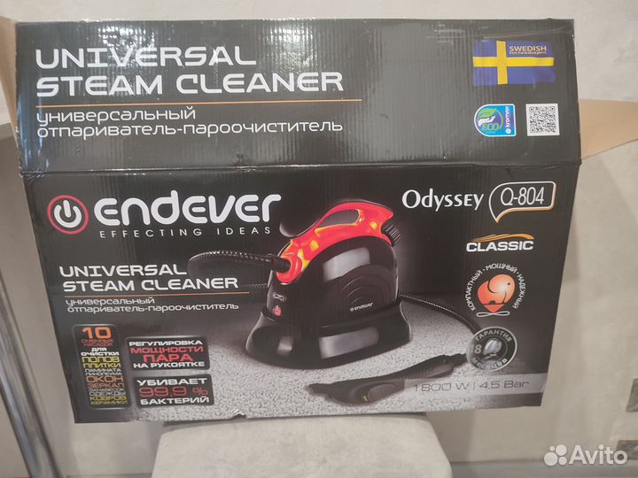 Пароочиститель для дома Endever Odyssey Q-804