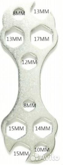 Ключ конусный семейный /8,10,12,13,14,15,17