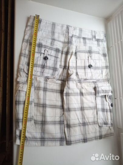 Легкие летние бриджи 50 W34 L-M 100 хлопок