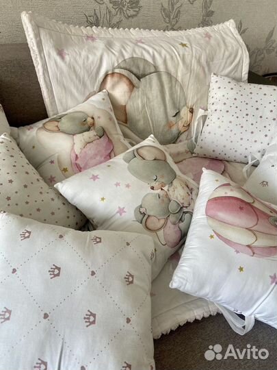 Бортики в детскую кроватку