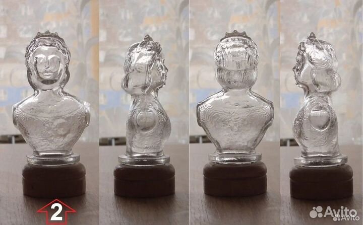 Фигурный парфюмерный флакон бюст- Королева Виктори