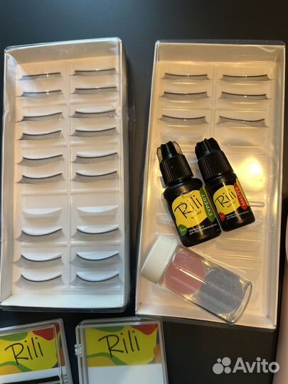 Набор для наращивания ресниц бу