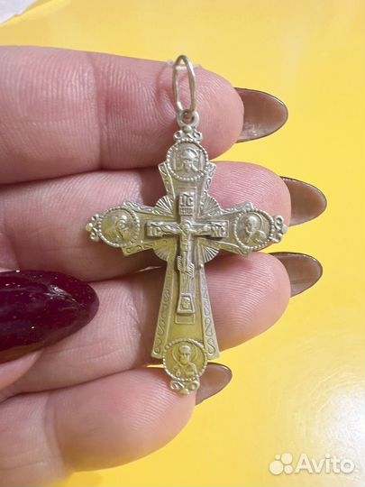 Крест серебряный