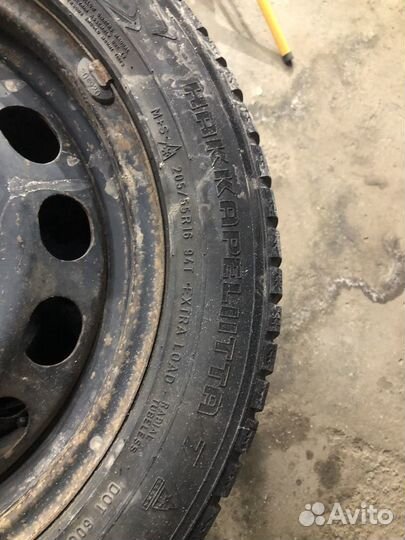 Зимняя резина 205 55 r16 бу hakkapeliitta