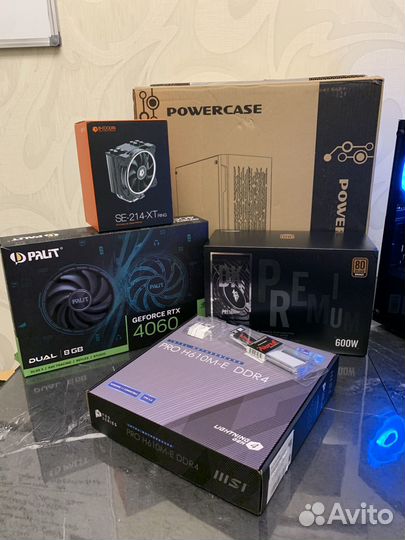 Игровой PC. I5 12400f/RTX 4060/32 GB/SSD M2+HDD
