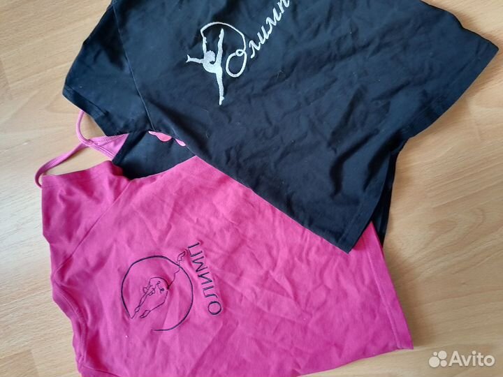 Футболка, купальник гимнастические