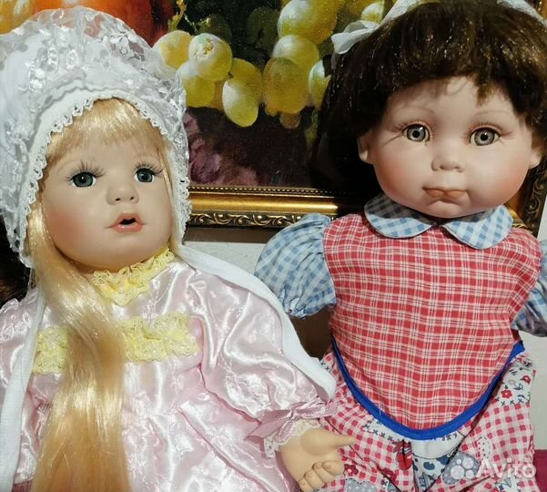 Кукла фарфоровая коллекционная 50 см