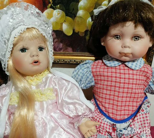 Кукла фарфоровая коллекционная 50 см