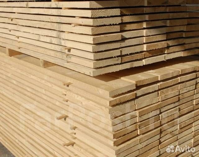 Доска обрезная, камерной сушки 25*150*6000