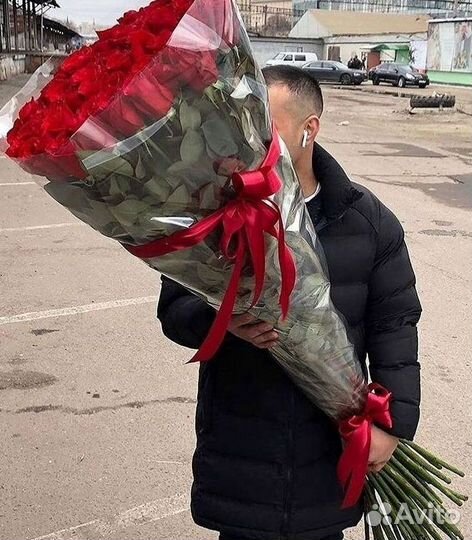 Высокие Розы Гиганты Доставка Круглосуточно