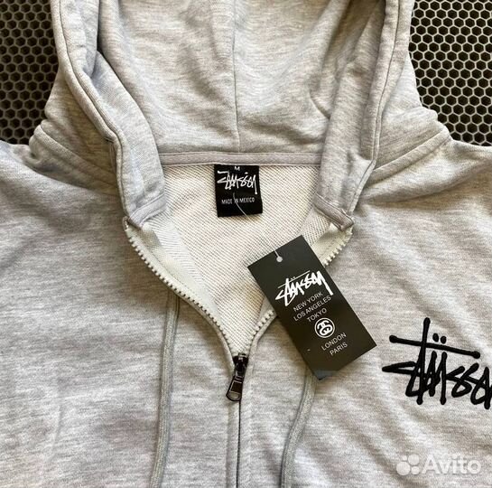 Зип худи stussy