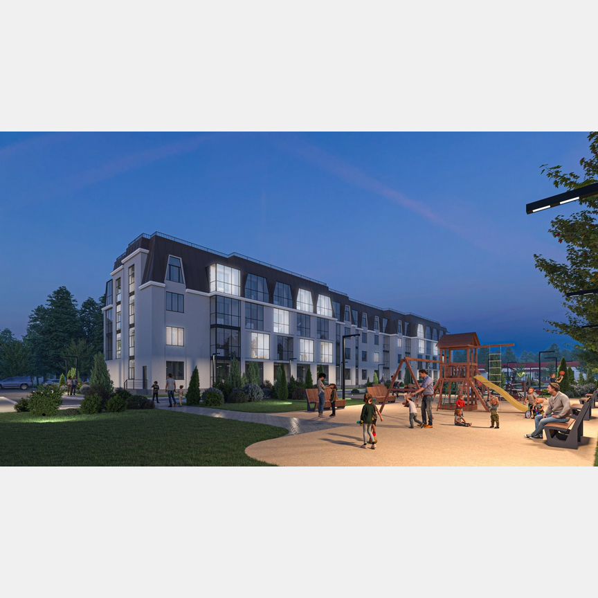 1-к. квартира, 40,5 м², 1/4 эт.