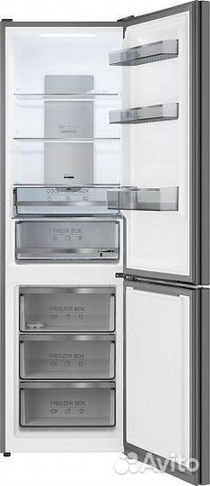 Холодильник weissgauff WRK 195 D Full NoFrost Beige Glass